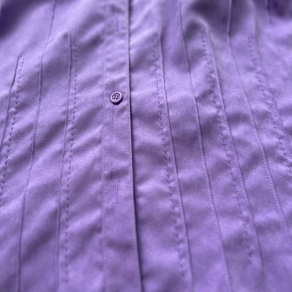 Talbots‎ Purple Button up Shacket - Picture 3 of 10